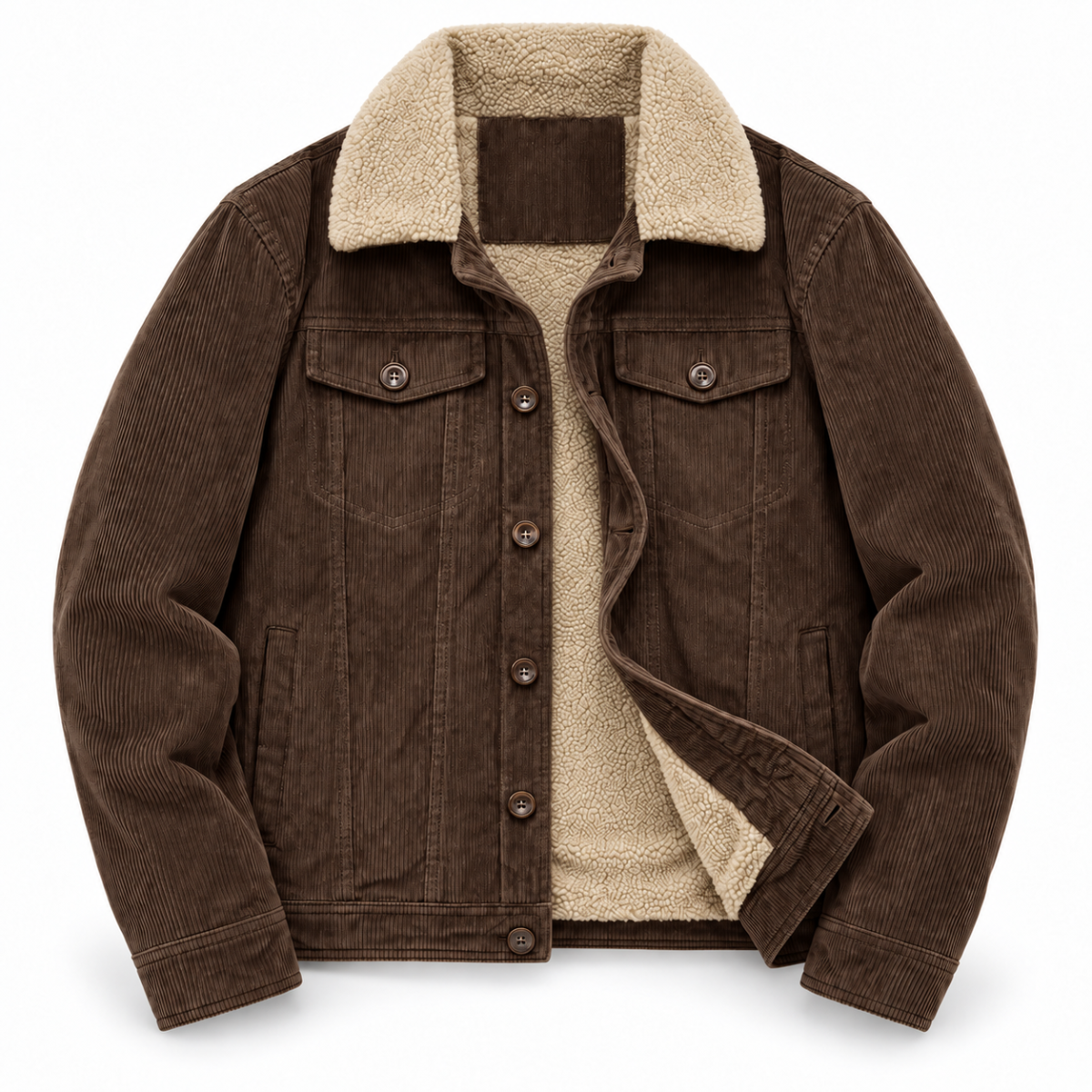 Wycliffe Sherpa-Lined Corduroy Jacket