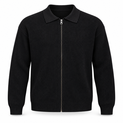 Langford Wool Zip Cardigan
